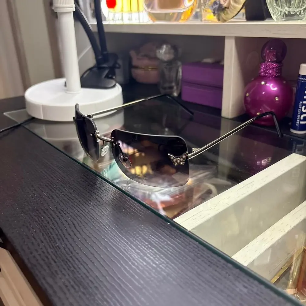 Women's Sunglasses Fairycore coquette butterfly vintage